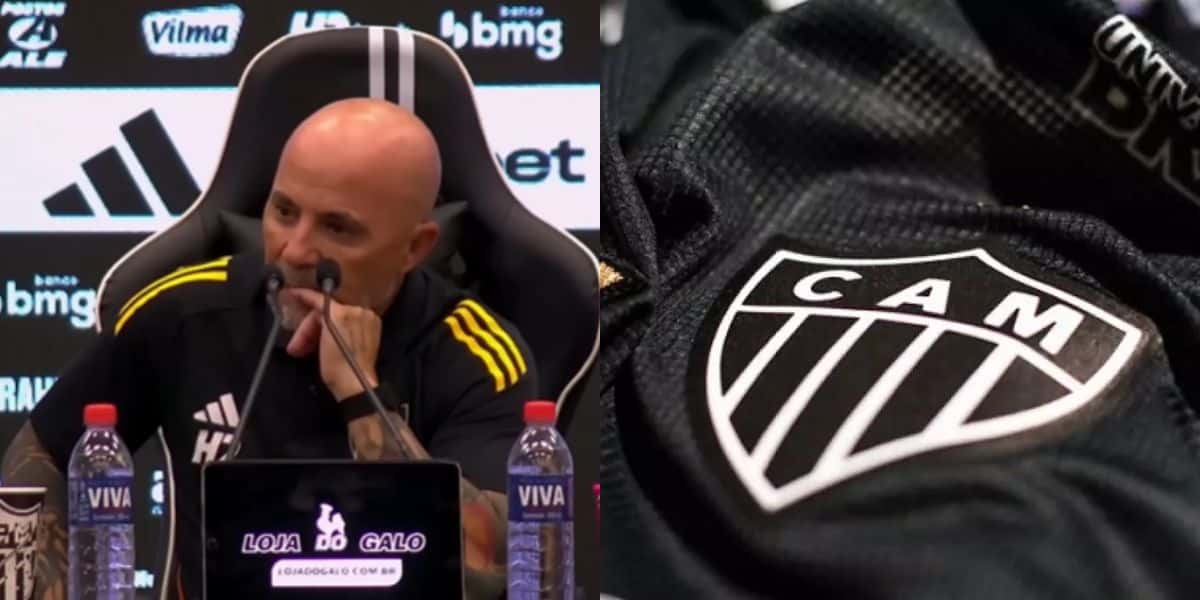 Sampaoli da ultimato para adeus de meia do Atlético-MG (Reprodução: Youtube)