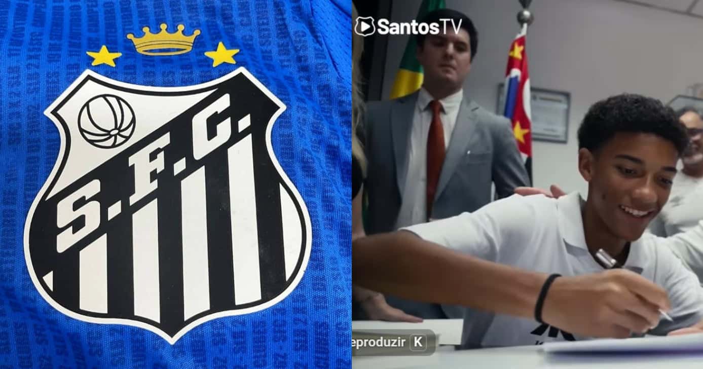 Veja qual foi a proposta recebida da Europa por Robinho Jr., do Santos (Foto: TV Santos)