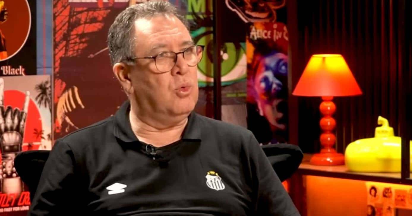 Marcelo Teixeira, presidente do Santos (Foto: Reprodução/YouTube/Benja Me Mucho)