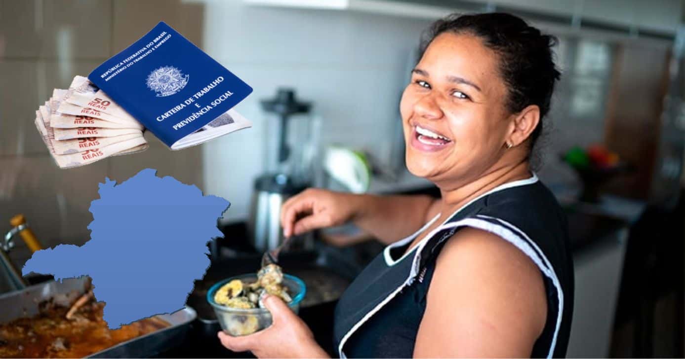 Qual é o valor do salário mínimo das domésticas em Minas Gerais em 2026? (Foto Reprodução/Montagem/TV Foco/Canva/Paola)