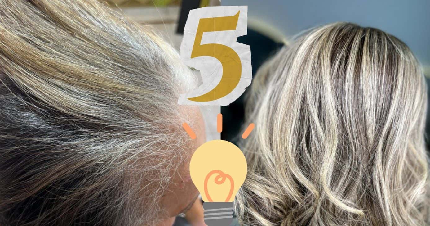 Falência das tintas: 5 dicas para camuflar o cabelo branco sem química em 2026 (Foto Reprodução/Montagem/TV Foco/Canva/Paola)
