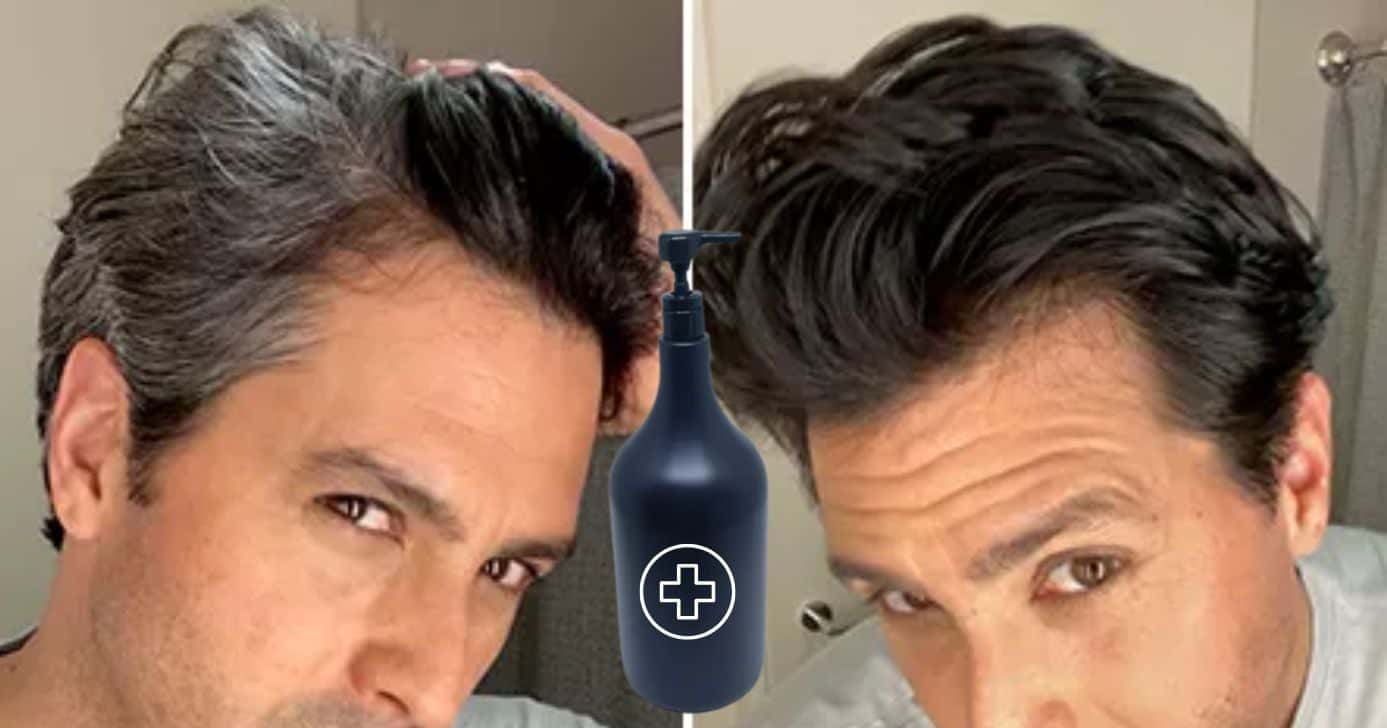 Cabeleireiras escondem até das amigas: Shampoo caseiro baratinho da farmácia cobre fios e dá fim a tinta (Foto Reprodução/Montagem/TV Foco/Canva/Paola)