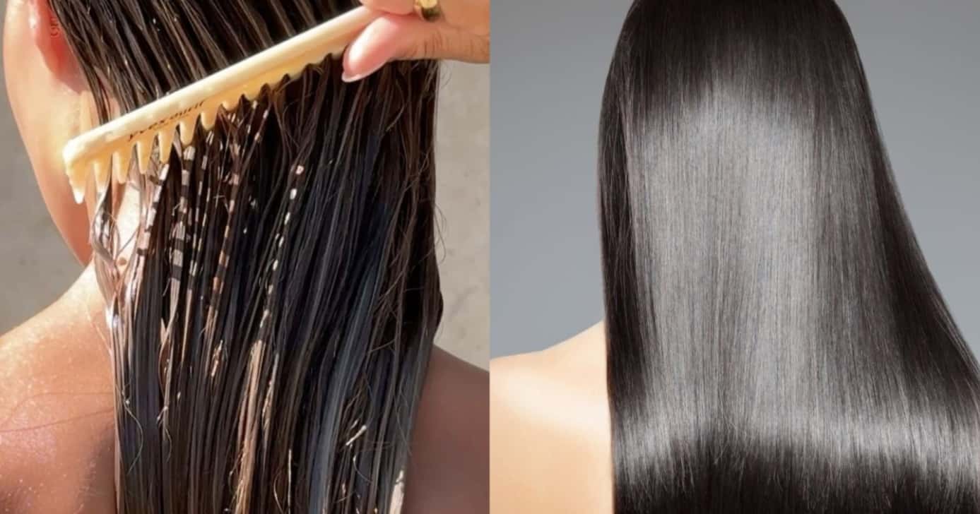 Banho de brilho caseiro no cabelo (Foto: Reprodução/ Internet)