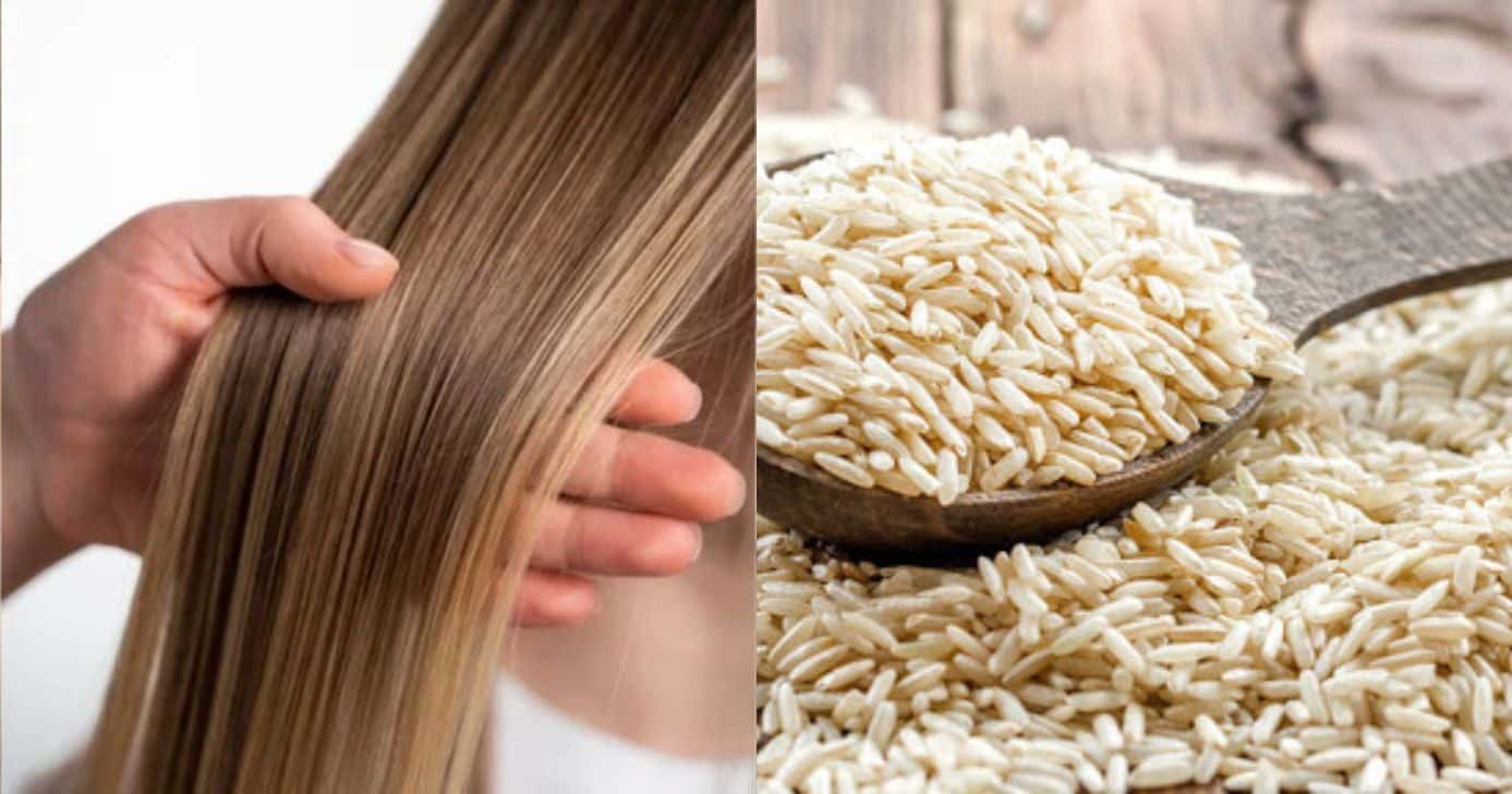 Receita com arroz alisa o cabelo - Foto: Internet