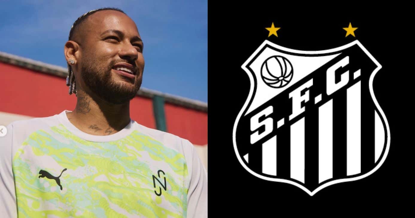Diretoria do Santos comunica desfecho sobre Neymar hoje - Montagem/Instagram