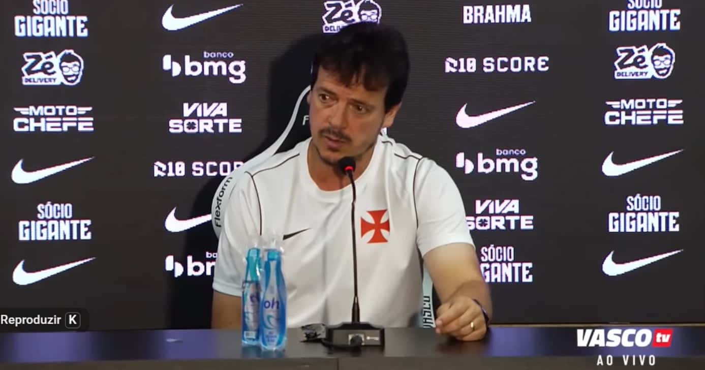 Saiba os motivos que podem levar à demissão de Fernando Diniz no Vasco (Foto: TV Vasco)