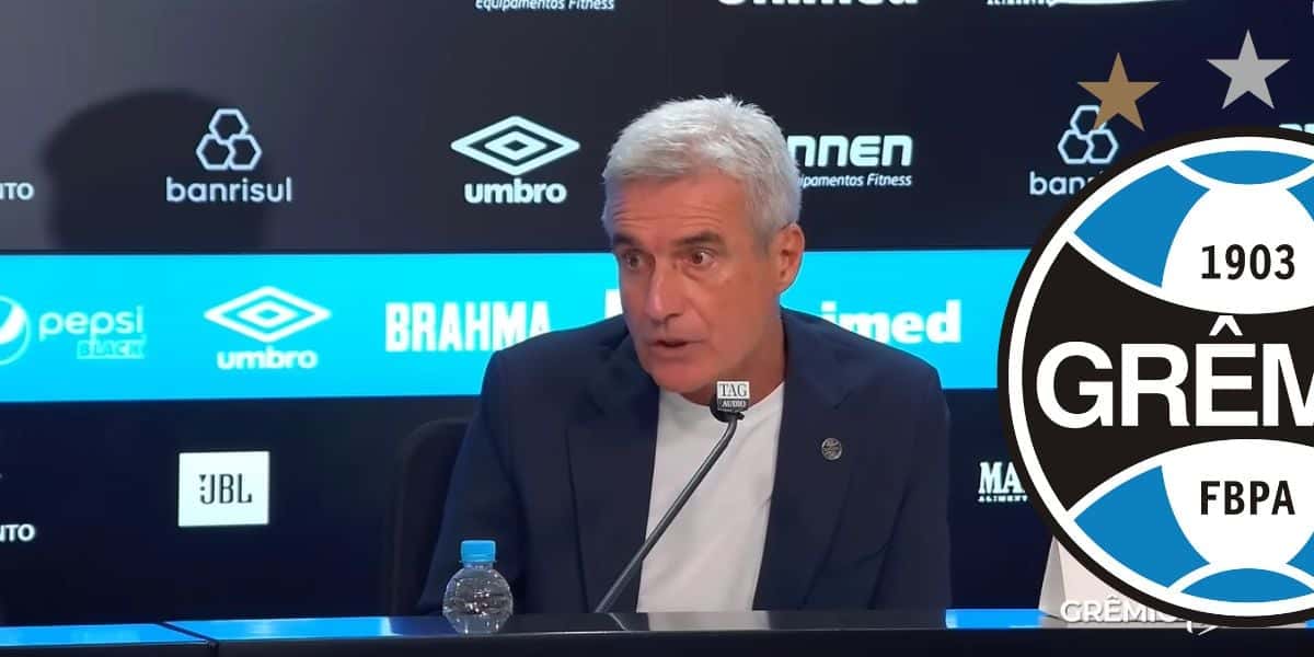 Foto - Montagem TV Foco/ Reprodução Youtube - Grêmio FBPA