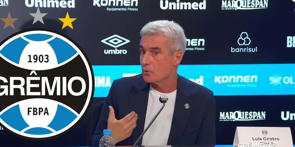 Foto - Montagem TV Foco/ Reprodução Youtube - Grêmio TV