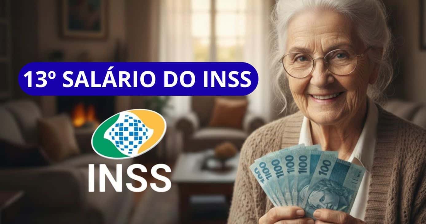 Ilustração 13º salário do INSS (Foto: Montagem TV Foco / GMN / Internet)