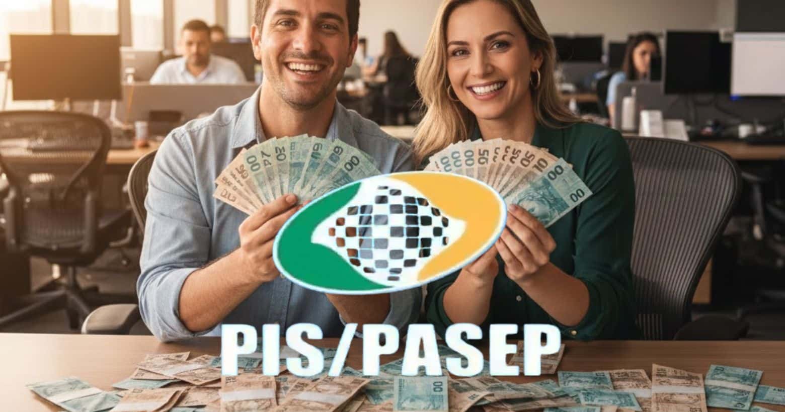 Ilustração trabalhadores e PIS/Pasep (Foto: Montagem TV Foco / GMN / Internet)
