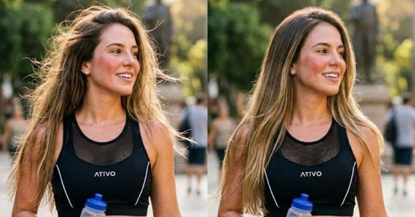 Ilustração como proteger o cabelo do suor (Foto: Montagem TV Foco / GMN)