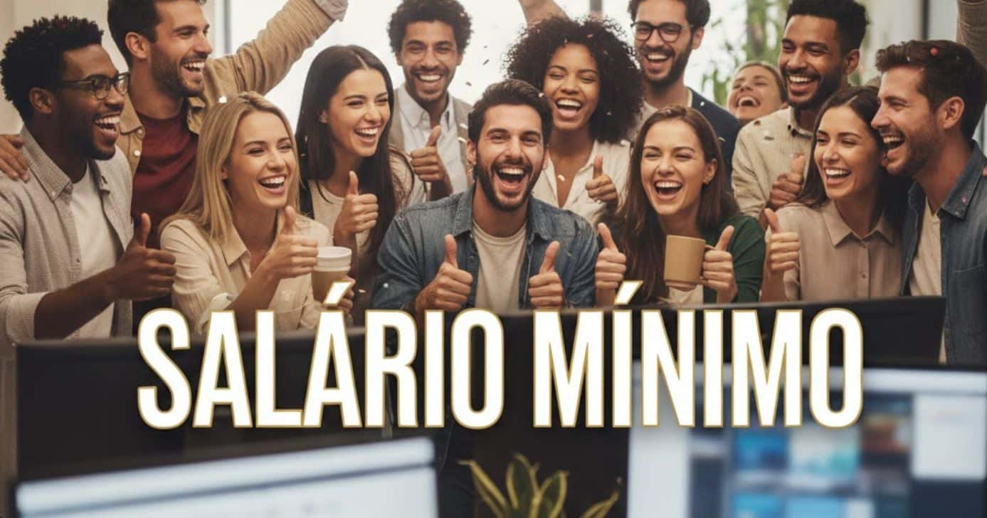 Ilustrações trabalhadores e salário mínimo (Foto: Montagem TV Foco / GMN)