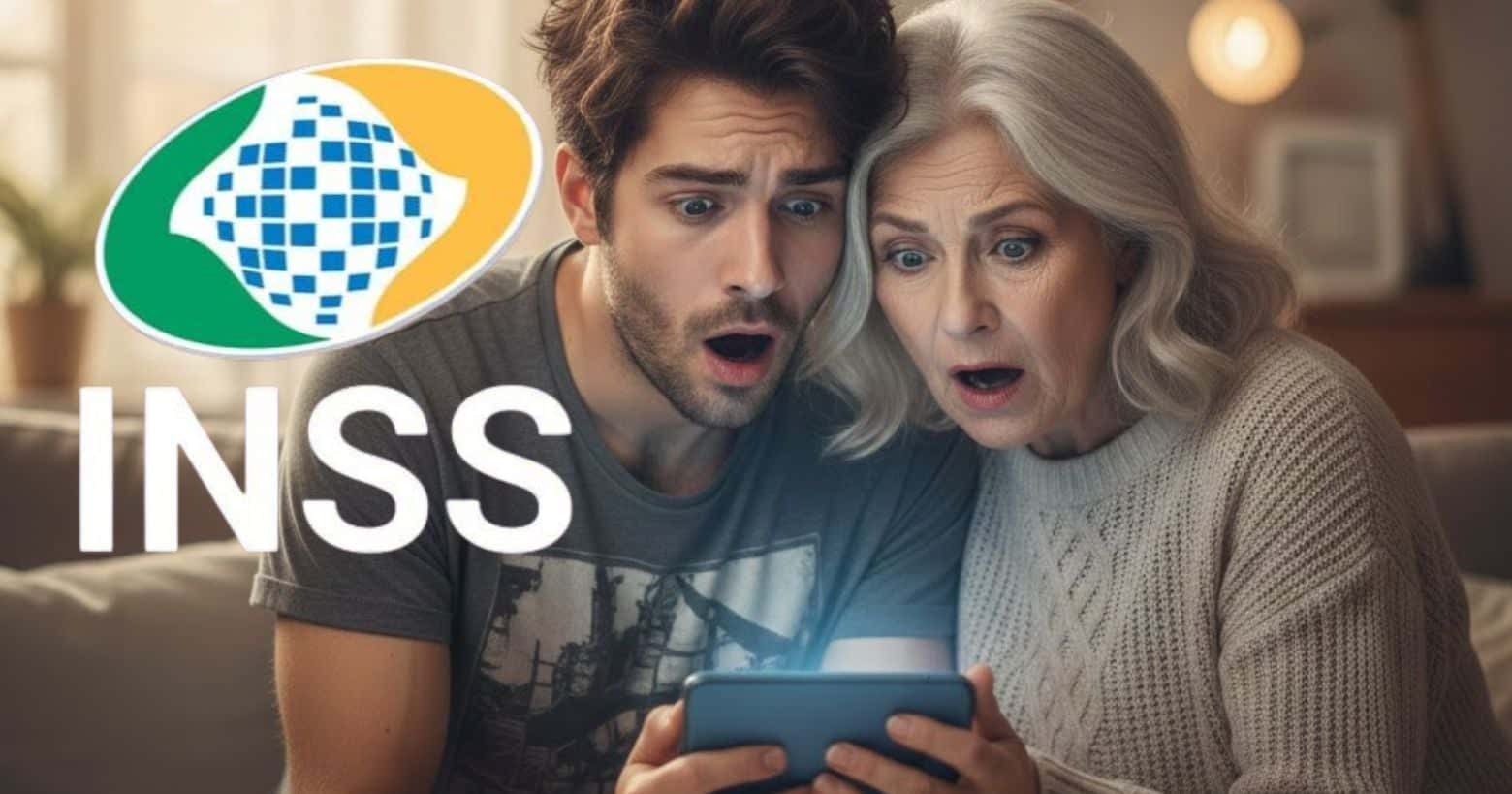 Logo INSS, homem e senhora (Foto: Montagem TV Foco / GMN / Internet)
