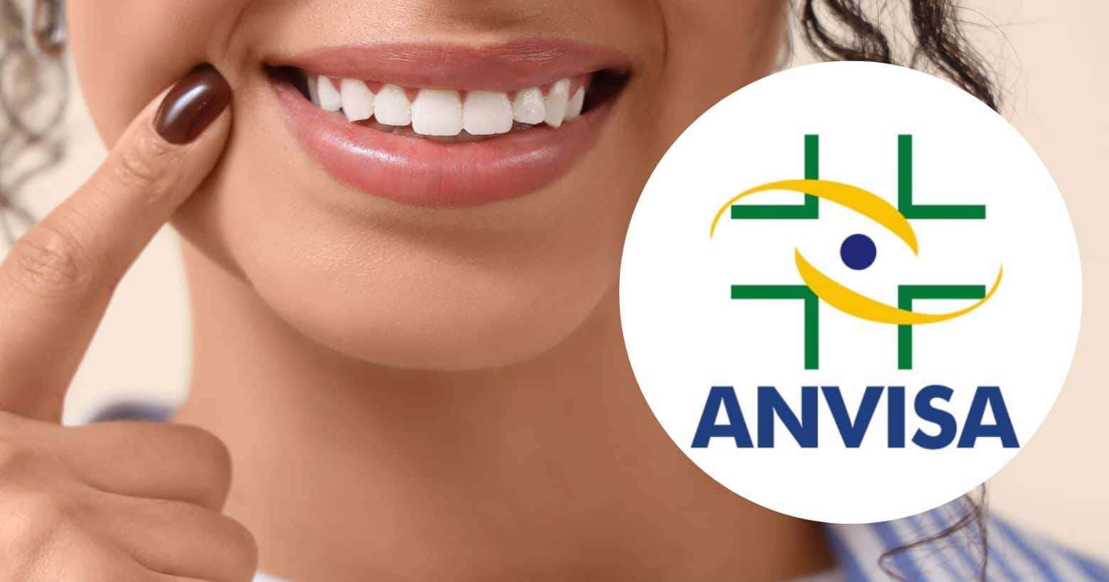 Mulher sorrindo e logo Anvisa (Fotos: Reproduções/ Canva / Internet)