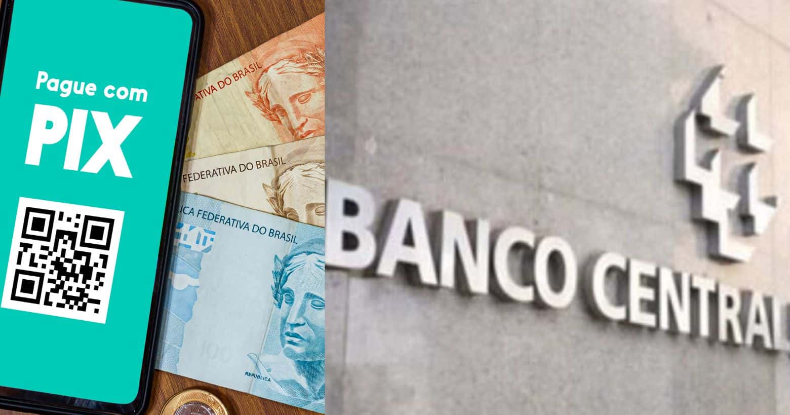 PIX e Banco Central (Fotos: Reproduções / Canva / Globo)