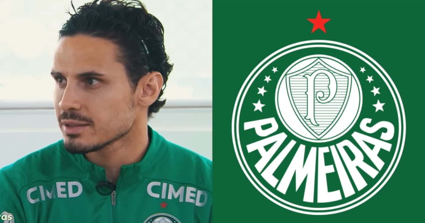Raphael Veiga e Palmeiras (Foto: Reprodução/ Ge TV - YouTube/ Internet)