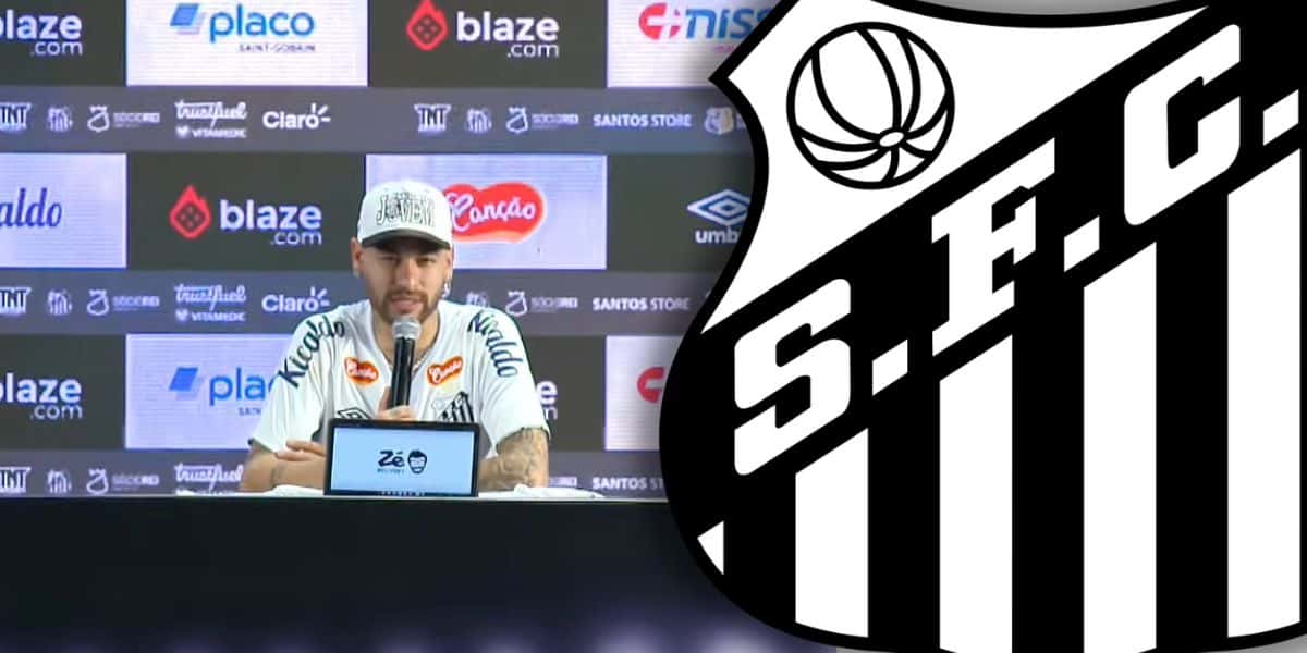 Foto - Montagem TV Foco/ Reprodução Youtube - Santos TV