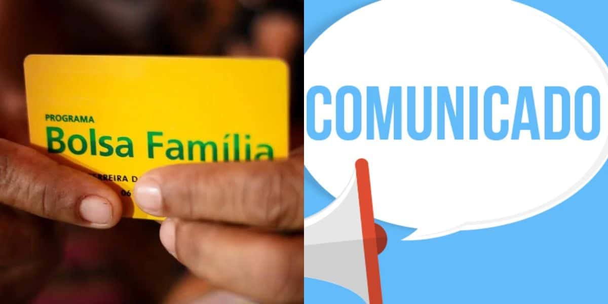 Informe Bolsa Família sobre pagamento no cartão de débito (Reprodução: Montagem TV Foco)