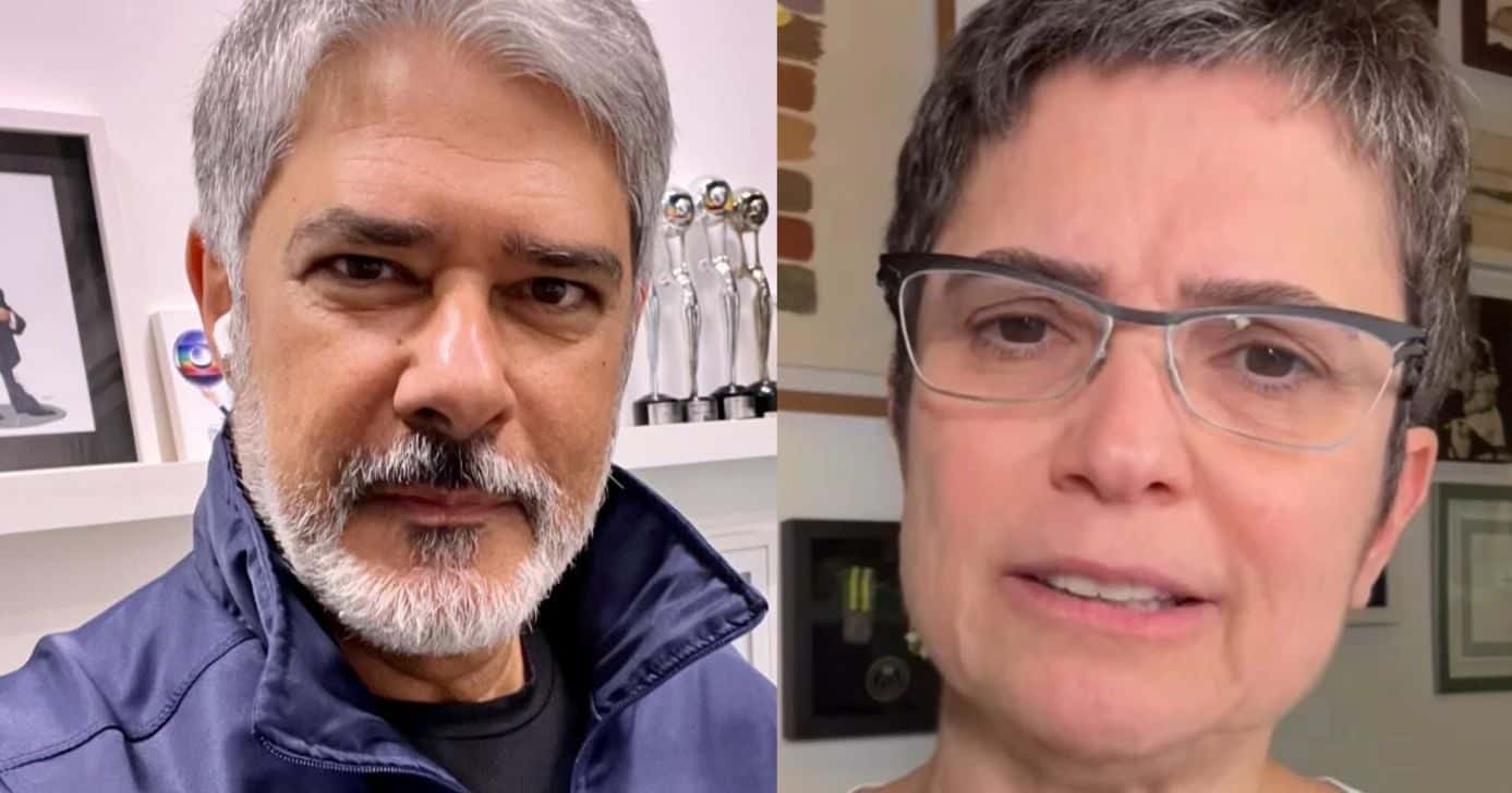 William Bonner e Sandra Annenberg (Foto: Reprodução / Instagram)