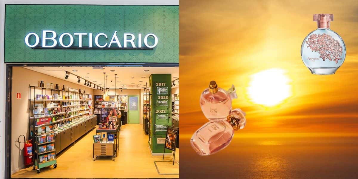 4 perfumes Boticário ideal aos dias mais mais quentes (Reprodução: Montagem TV Foco)