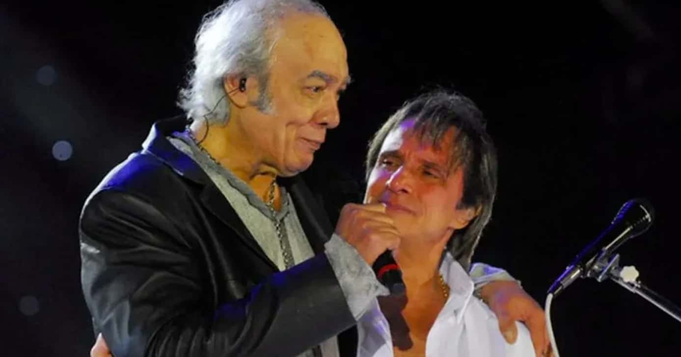 Erasmo Carlos e Roberto Carlos (Foto: TV Globo)