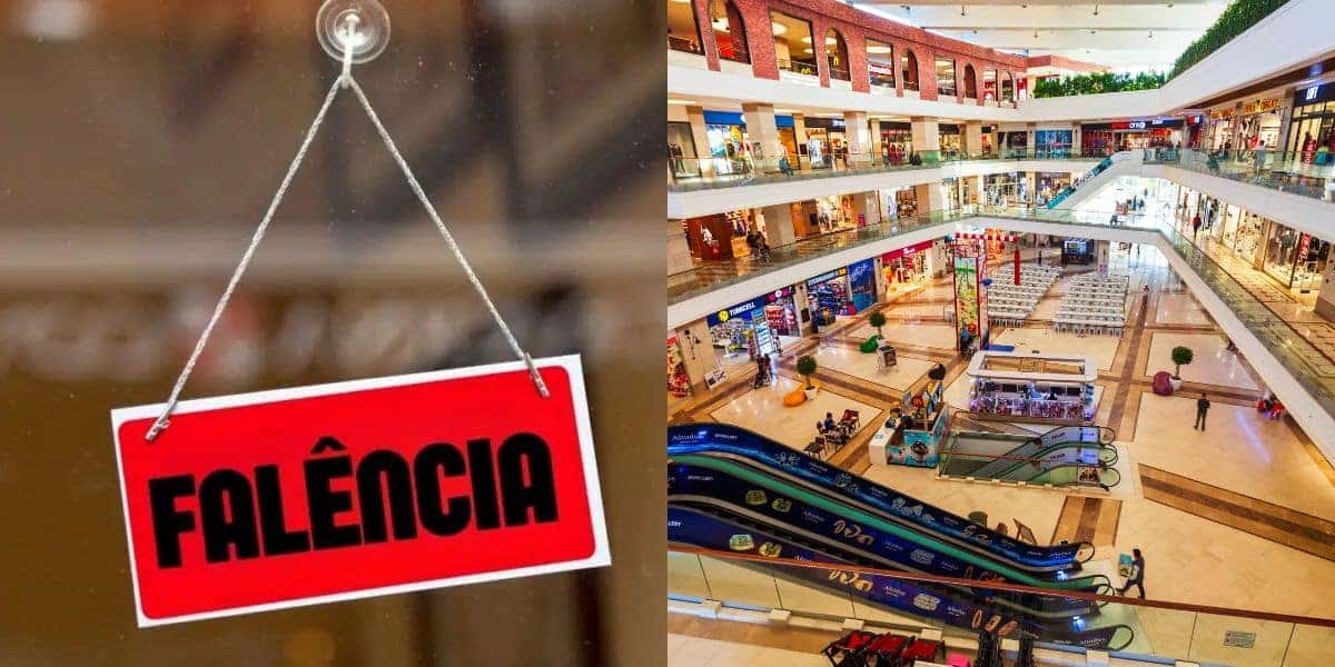 Falência de loja amada dos shoppings (Reprodução: Montagem TV Foco)
