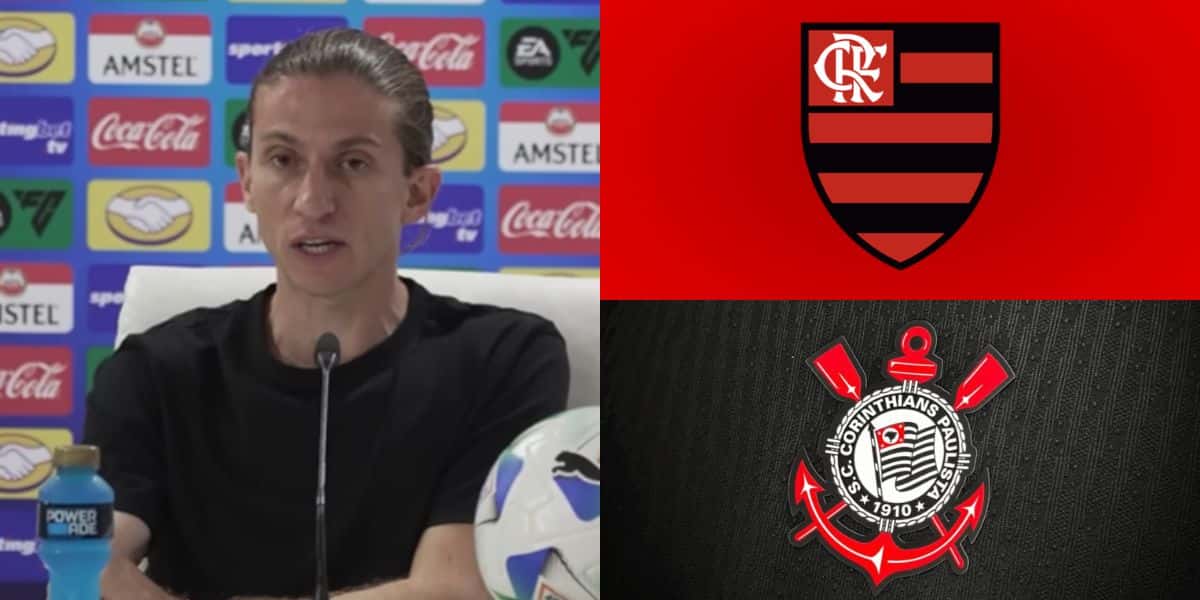 Filipe Luís vê Corinthians arrancar zagueiro do Flamengo (Reprodução: Youtube)