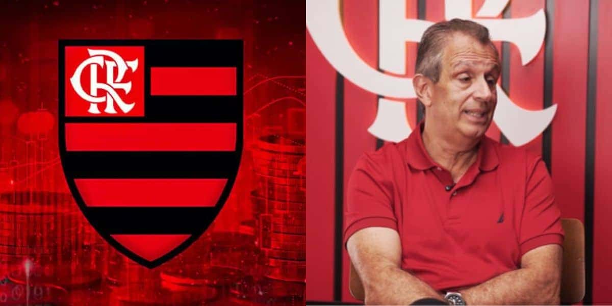 Bap e o escudo do Flamengo (Reprodução: Youtube)