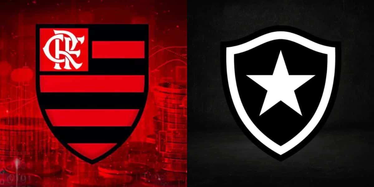 Logo Flamengo / Logo Botafogo - Foto: Internet