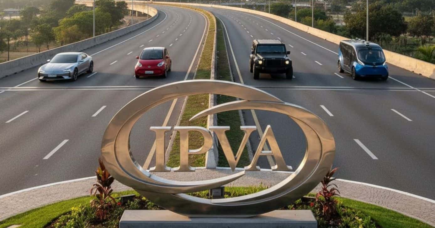Ilustração IPVA e carros (Foto: Montagem TV Foco / GMN)