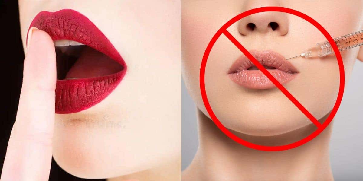 Deixe seus lábios carnudos sem preenchimento labial (Reprodução: Montagem TV Foco)