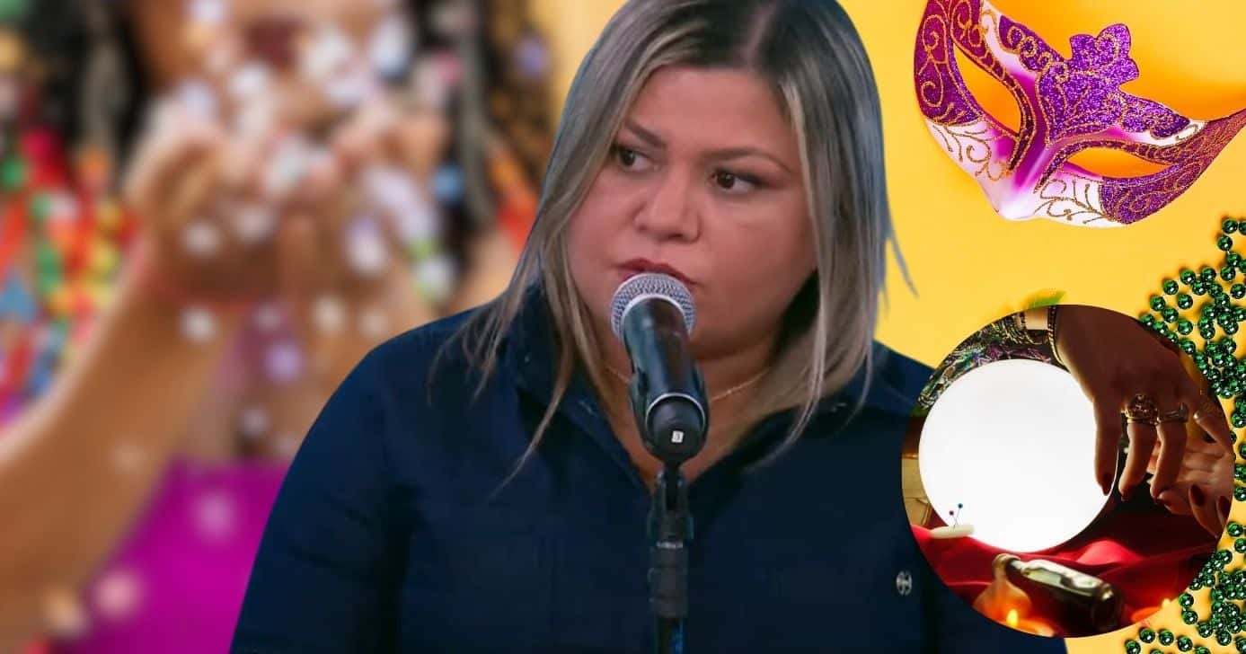 Lene Sensitiva e ilustração de carnaval (Foto: Reprodução / Canva / YouTube / Montagem TV Foco)
