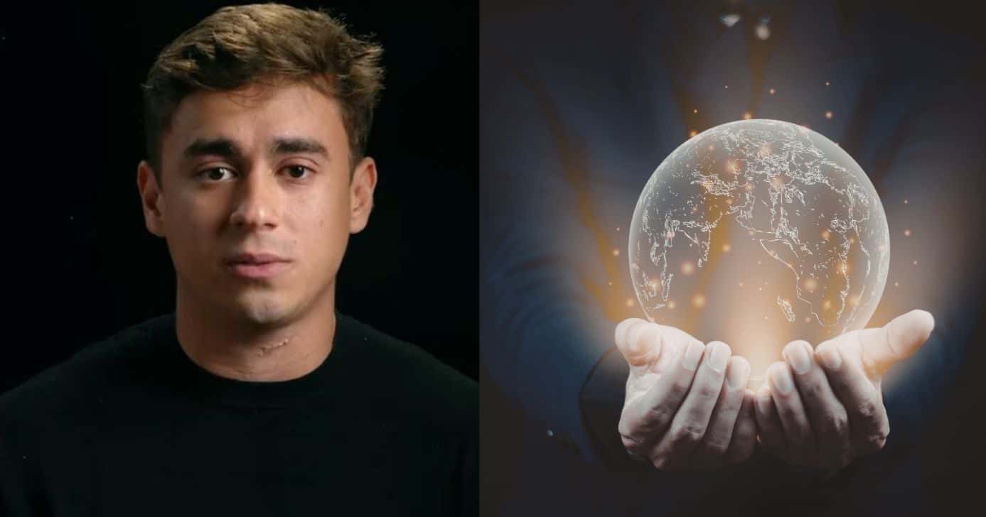 Nikolas Ferreira e ilustração de vidente (Foto: Reprodução / Instagram / Canva)