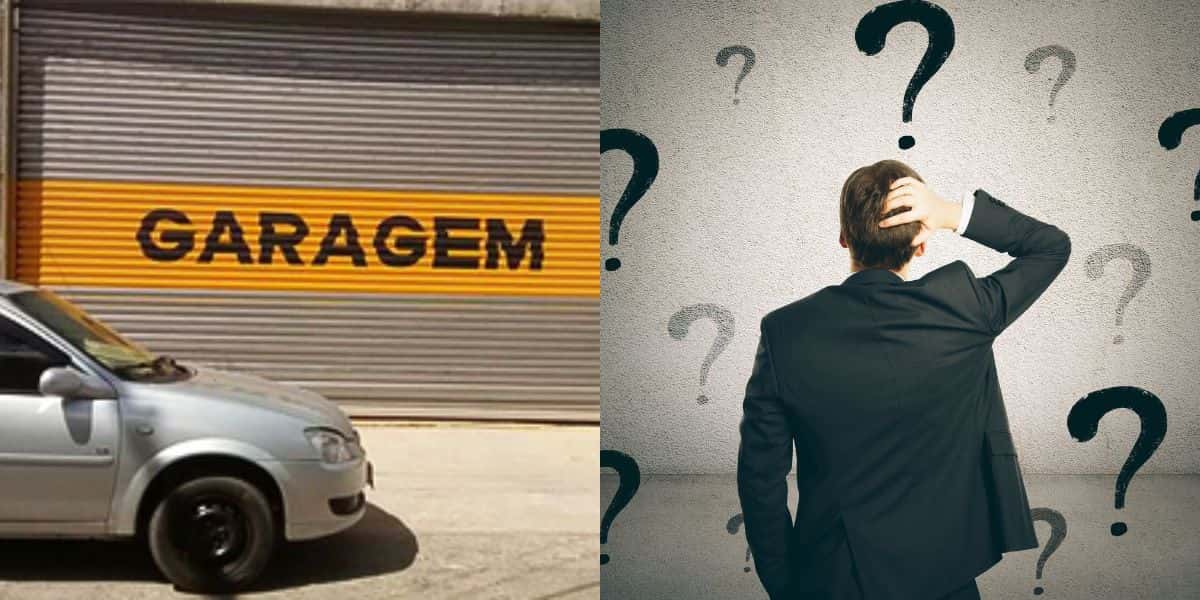 Posso estacionar na frente da minha garagem? (Reprodução: Montagem TV Foco)