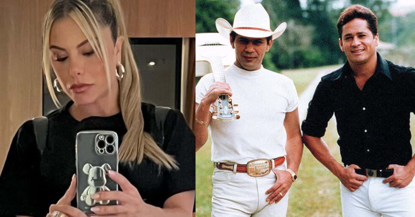 Poliana Rocha, Leandro e Leonardo (Foto: Reprodução / Instagram)