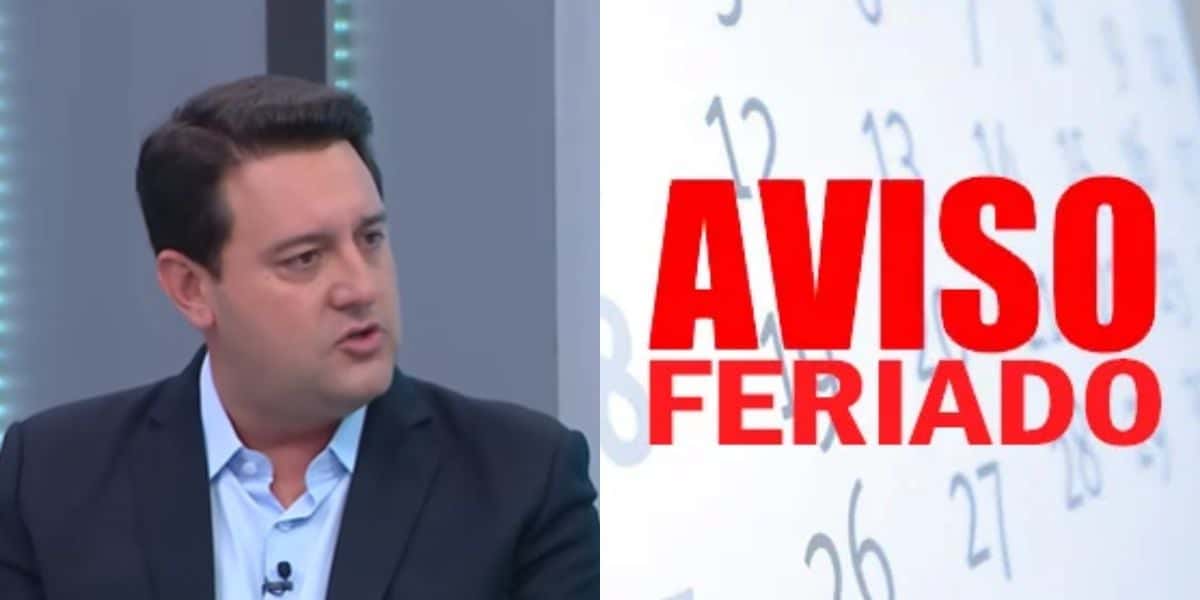 Ratinho Jr ciente de feriado em cidade do Paraná (Reprodução: CNN)