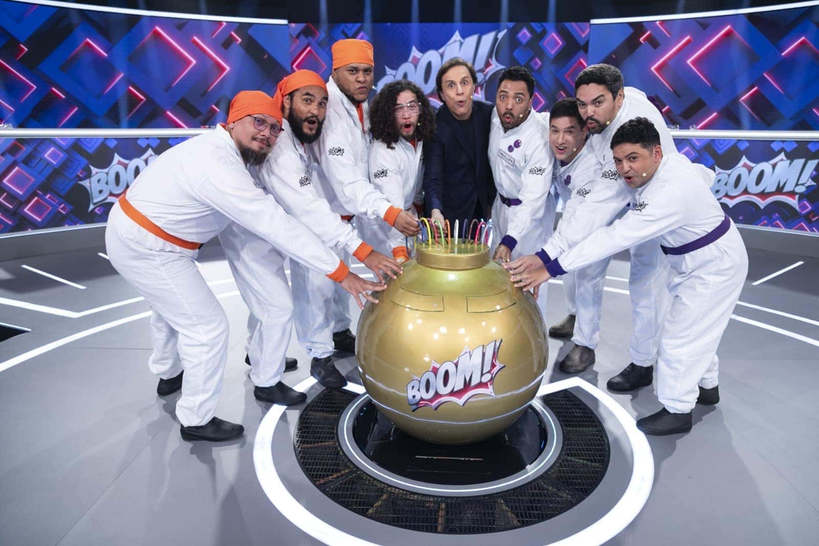 Foto da estreia de Boom. (Foto: Divulgação / Record TV)