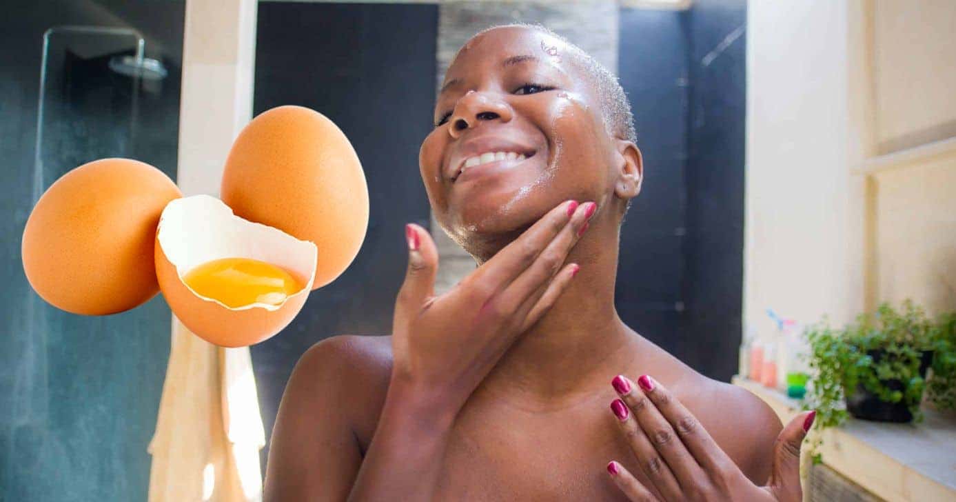 Como fazer solução caseira com ovo para acabar com poros dilatados e brilho excessivo (Foto Reprodução/Montagem/TV Foco/Canva/Paola)