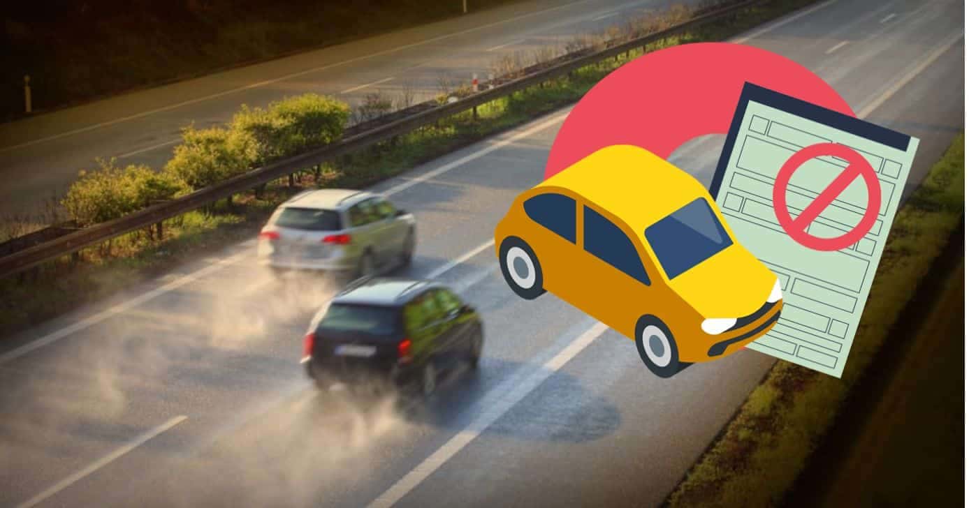 Lei da faixa da esquerda informa multa e 4 pontos na CNH mesmo aos que não ultrapassarem a velocidade (Foto Reprodução/Montagem/TV Foco/Canva/Paola)