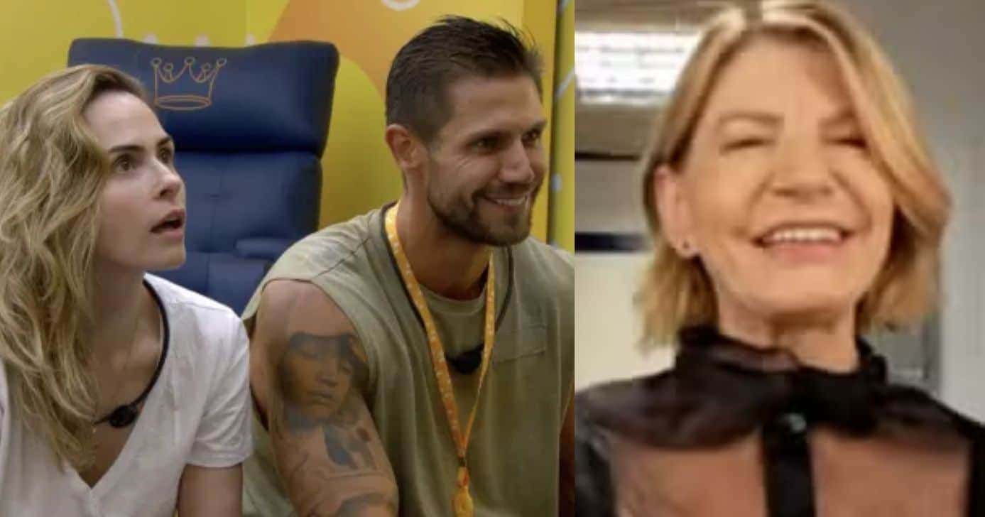 Ana Paula Renault e Jonas Sulzbach no BBB26 e Marlene Verruck no Encontro (Fotos: Reproduções / Globo)