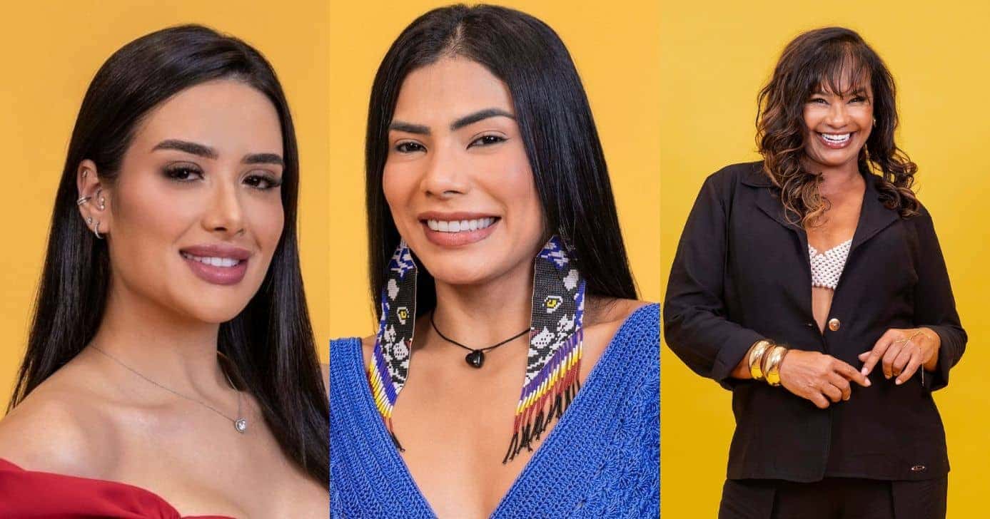 Jordana, Marciele e Solange Couto estão no Paredão do BBB26 (Foto: Reprodução/ Internet)