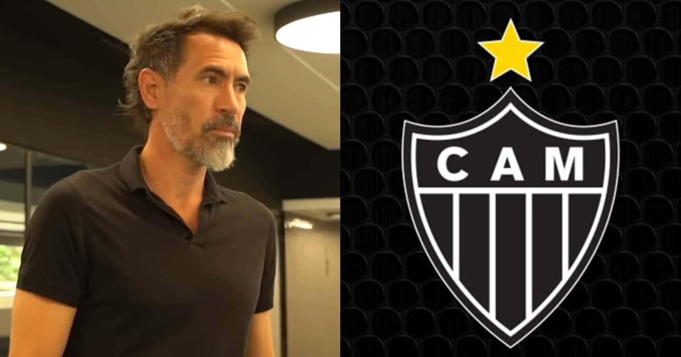 Domínguez técnico do Atlético-MG (Foto: Reprodução/ Galo TV/ Internet)
