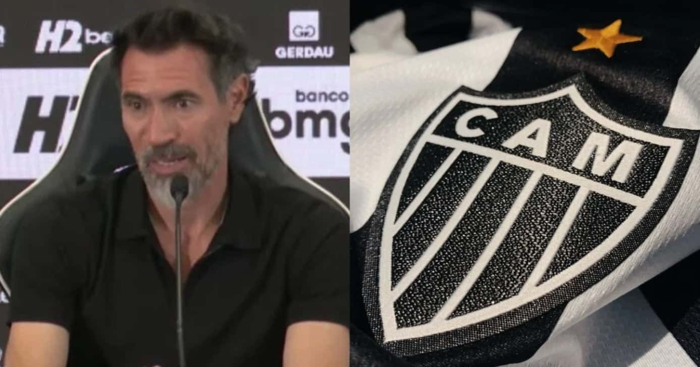 Eduardo Domínguez é o treinador do Atlético-MG (Foto: Reprodução/ YouTube/ Atlético-MG)