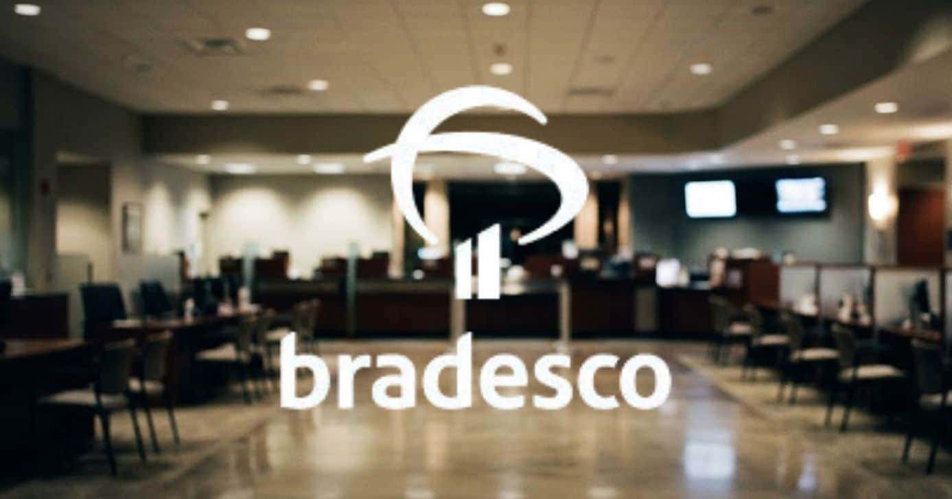 Ilustração agência e logo Bradesco (Foto: Montagem TV Foco / GMN / Internet)