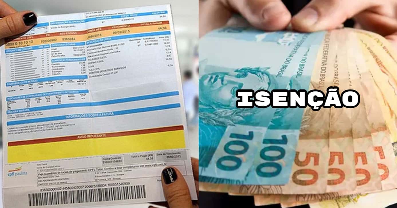 Isenção nas contas para baixa renda (Foto: Divulgação)