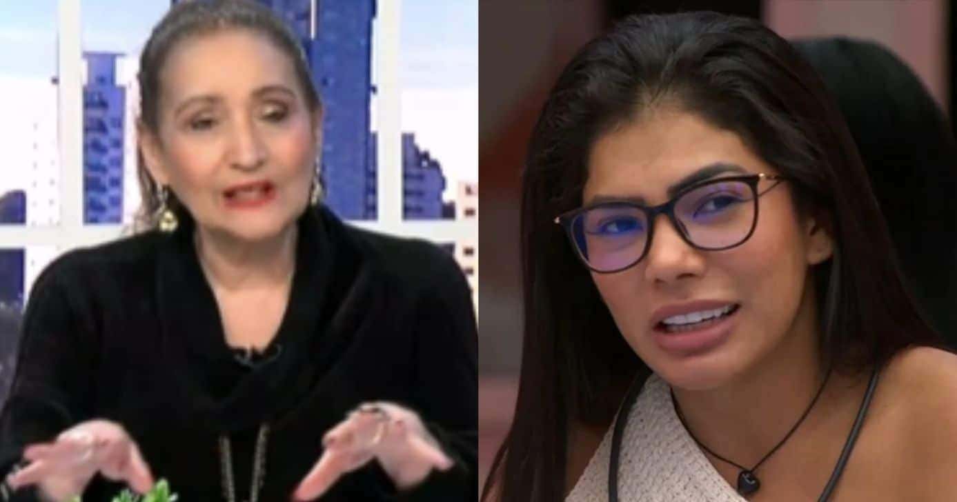 Sonia Abrão no A Tarde É Sua e Marciele no BBB26 (Fotos: Reproduções / RedeTV! / Globo)