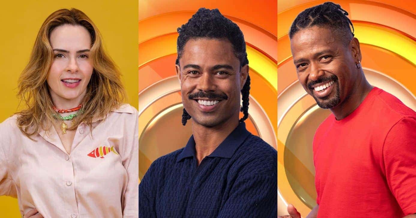 Ana Paula Renault, Breno e Leandro estão no paredão do BBB26 (Foto: Reprodução/ Internet)