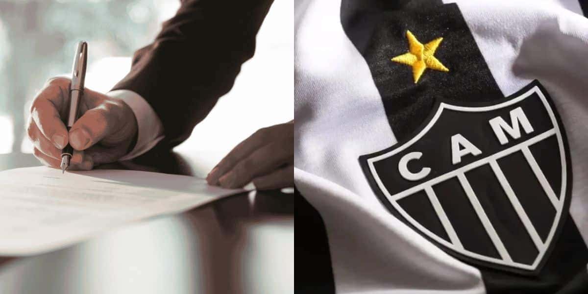 Atlético-MG quer contratação de meio-campista de R$3M (Reprodução: Montagem TV Foco)
