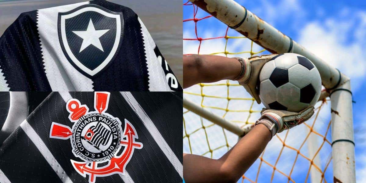 Corinthians briga por goleiro do Botafogo (Reprodução: Montagem TV Foco)