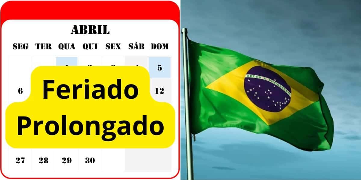 Feriado prolongado de 4 dias confirmado no Brasil (Reprodução: Montagem TV Foco)